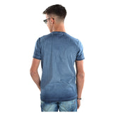 MEN T-SHIRT - 16012-203-03-indigo