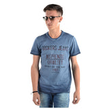 MEN T-SHIRT - 16012-203-03-indigo